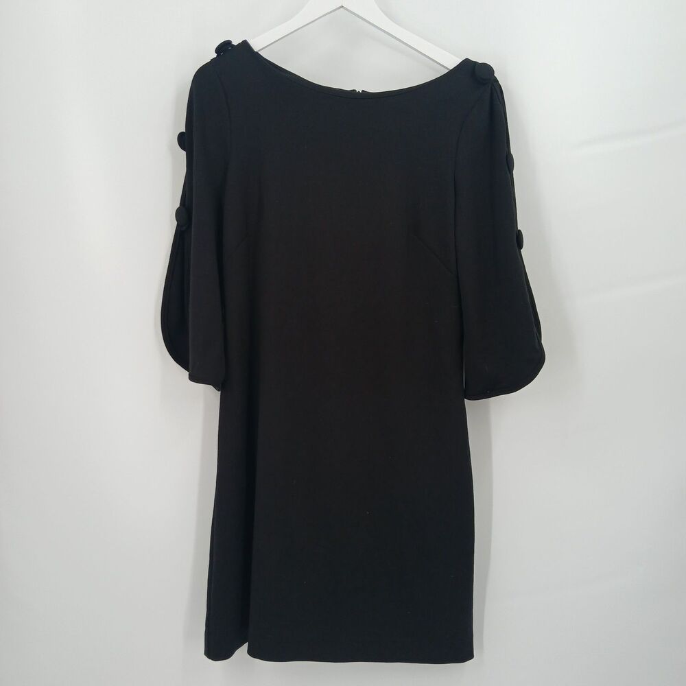 womans size large black A.B.S collection casual tee shirt dress teacher fall